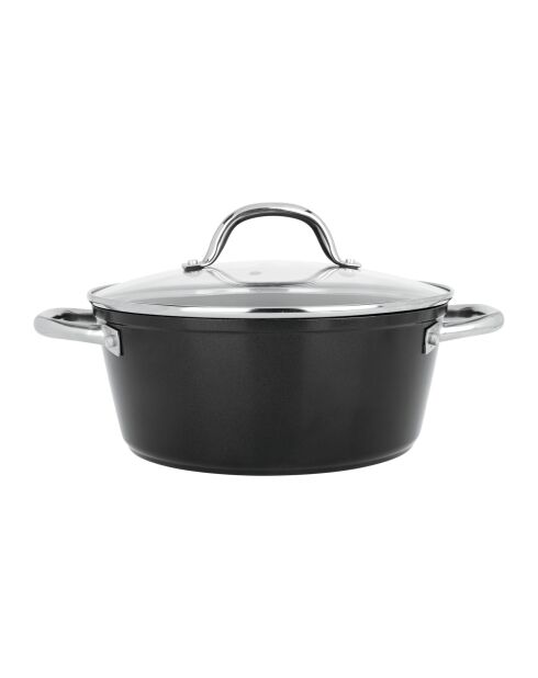 Faitout induction  en Aluminium forgé inox - 24x10 cm