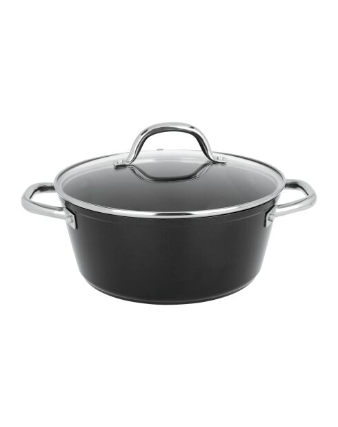 Faitout induction  en Aluminium forgé inox - 24x10 cm