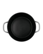 Inductiekookpot van gesmeed aluminium van roestvrij staal - 24x10 cm