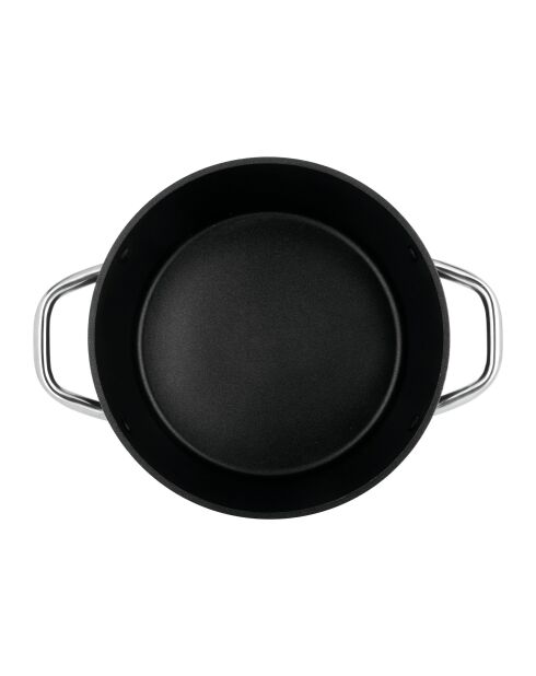 Faitout induction  en Aluminium forgé inox - 24x10 cm