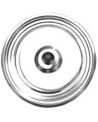 Couvercle universel en Inox gris - D.28/30/32 cm
