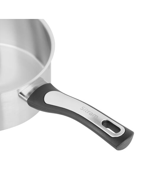 Recycelbarer Kochtopf aus Edelstahl - D.20 cm