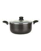 Inductiekookpot van geperst aluminium - D.24x10,5 cm