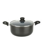 Inductiekookpot van geperst aluminium - D.24x10,5 cm