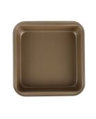 Moule en Acier forme carrée bronze - 20x20 cm