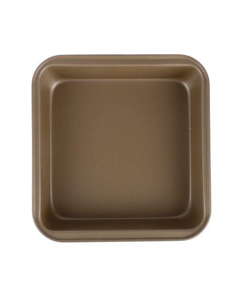 Moule en Acier forme carrée bronze - 20x20 cm