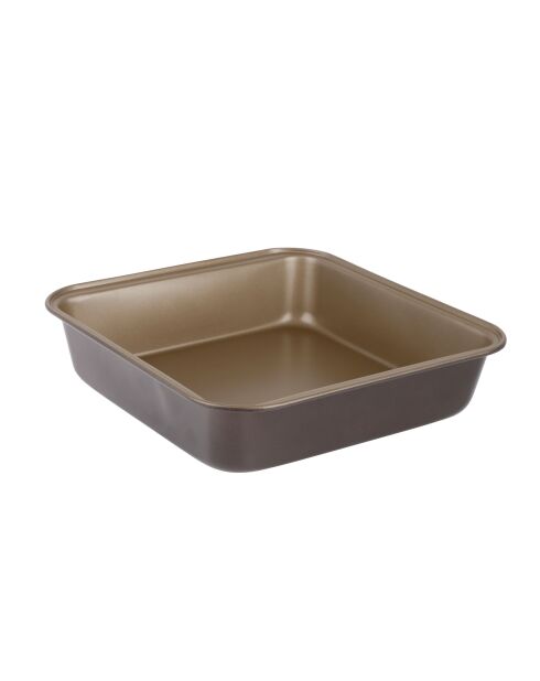 Moule en Acier forme carrée bronze - 20x20 cm