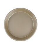 Tortiera in acciaio bronzato - D.28 cm