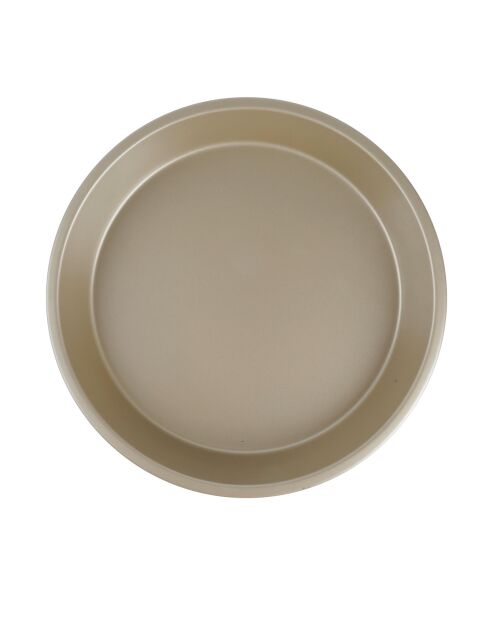 Tortiera in acciaio bronzato - D.28 cm