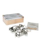 16 cortadores de galletas de acero inoxidable