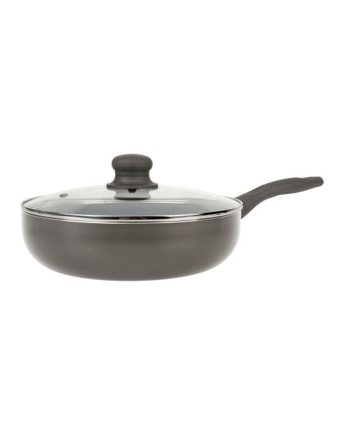 Sauteuse Aluminium pressé grise - D.24 cm