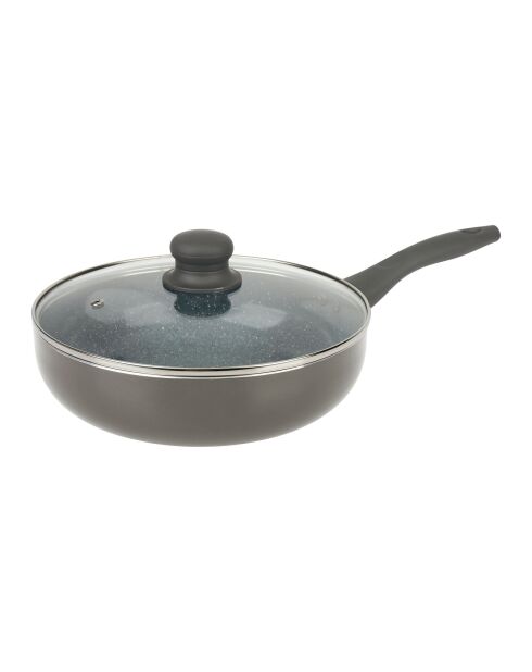 Sauteuse Aluminium pressé grise - D.24 cm