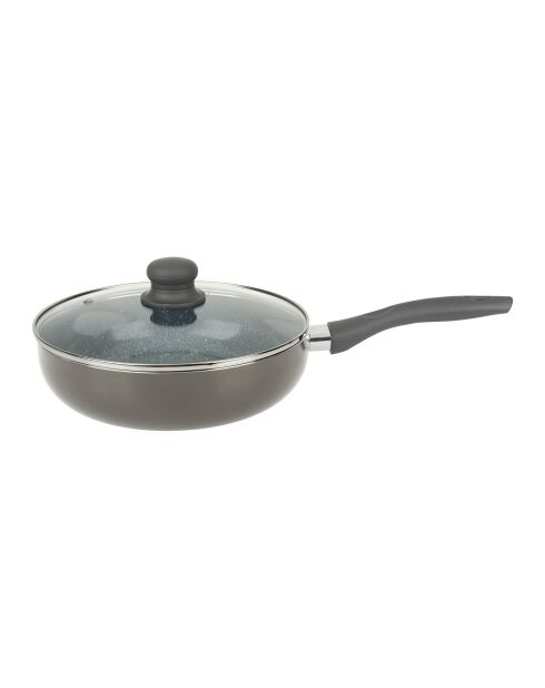 Sauteuse Aluminium pressé grise - D.24 cm