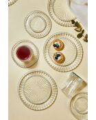 Set da tè trasparente - 18 pezzi