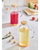 Set van 2 houten oliedispensers - 800 ml