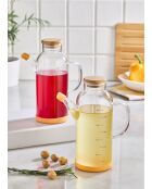Set van 2 houten oliedispensers - 800 ml
