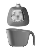 Set di 2 scolapasta a carbone