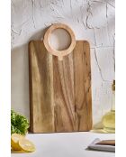 Tabla de cortar de madera - 20,5 x 35,5 cm