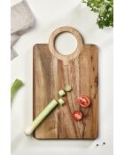 Tabla de cortar de madera - 20,5 x 35,5 cm