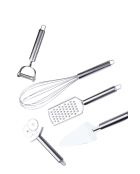 Set di 5 utensili cromati
