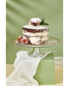 Piatto da portata trasparente - D.28 cm