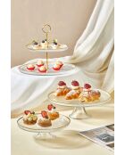 Set di 3 piatti trasparenti per la presentazione degli alimenti