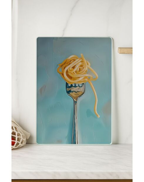 Tabla de cortar multicolor - 30x40 cm