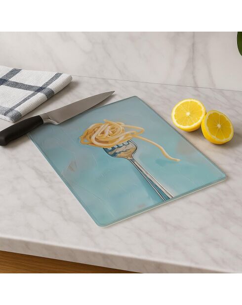 Tabla de cortar multicolor - 30x40 cm