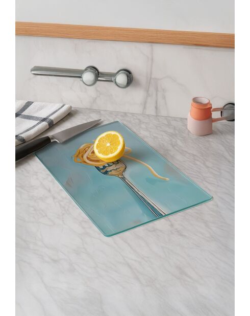 Tabla de cortar multicolor - 30x40 cm