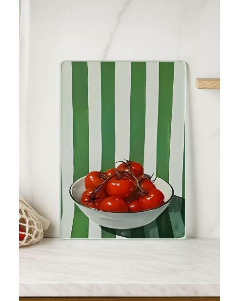 Mehrfarbiges Schneidebrett - 30x40 cm