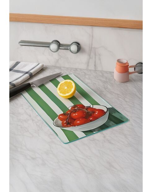 Mehrfarbiges Schneidebrett - 30x40 cm