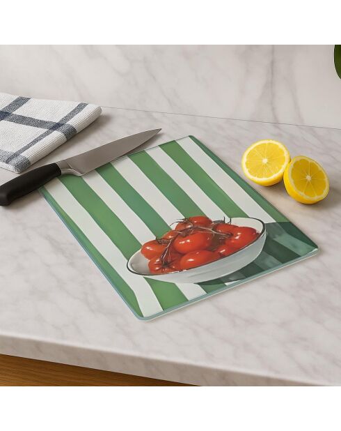 Mehrfarbiges Schneidebrett - 30x40 cm