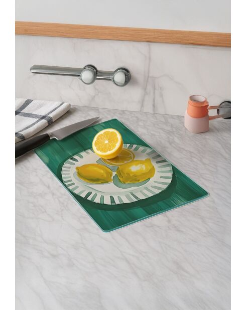 Tabla de cortar multicolor - 20x30 cm