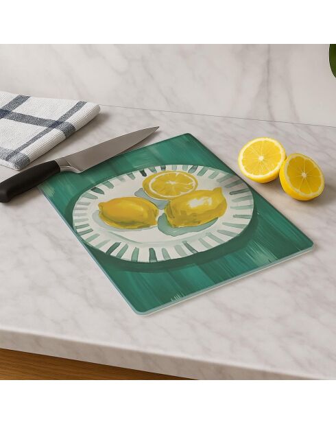 Tabla de cortar multicolor - 20x30 cm