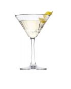 Set de 4 vasos de martini transparentes