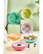 Ensemble de 6 Bols multicolores - D.15 cm
