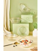 Ensemble de 6 bols transparents - D.15 cm