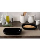 Lots de 2 bols en verre noirs - 120 ml