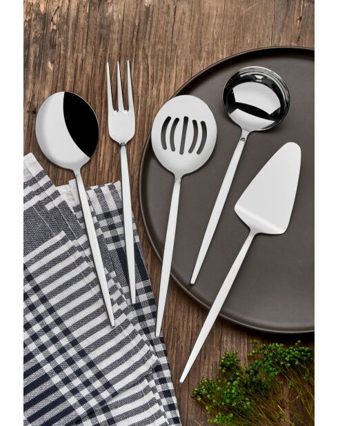 Set da tavola cromato - 5 pezzi