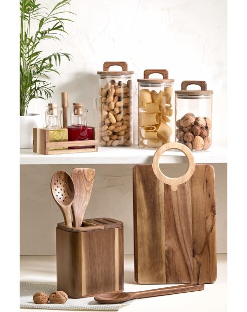 Set da cucina in legno - 11 pezzi