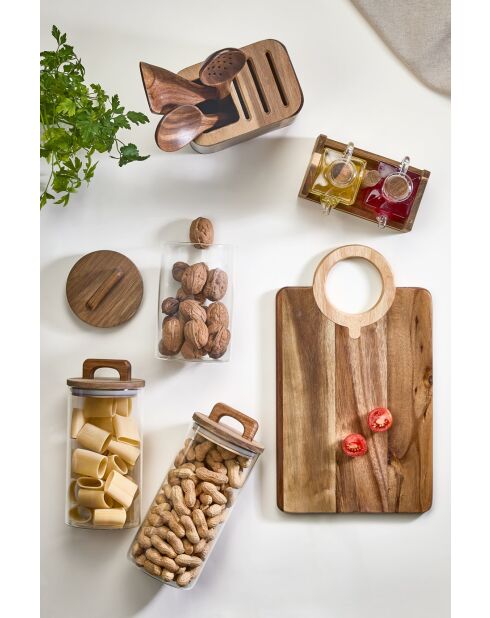 Set da cucina in legno - 11 pezzi