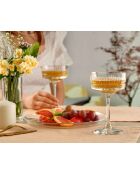 Lot de 4 verres à martini transparents - 260 ml