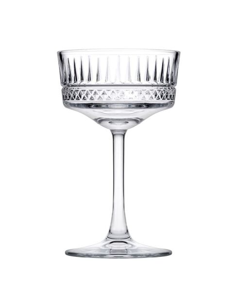 Lot de 4 verres à martini transparents - 260 ml