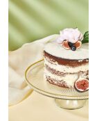 Piatto da portata trasparente - D.28 cm