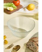Saladier en verre transparent - D.21 cm