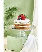 Piatto da portata trasparente per dolci - 28 cm