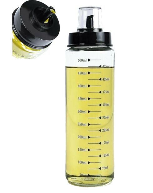 2 transparante oliedispensers - 500 ml