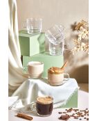 Set di 6 tazze da caffè trasparenti - 210ml