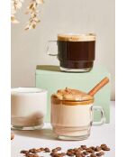 Set di 6 tazze da caffè trasparenti - 210ml