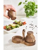 Set saliera e pepiera in legno - 2 pezzi